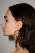 Haylee Spiral Gold Earrings